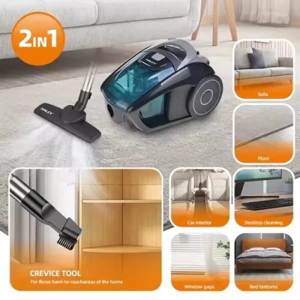 Aspirator Fara Sac Haley 1.5L – Putere 1200W -9034-3 Aspirator Fara Sac Haley 1.5L – Putere 1200W -9034-3