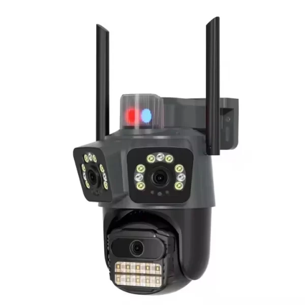 Cameră Supraveghere WiFi cu 3 Camere