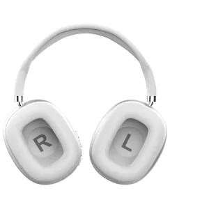 Căști wireless JRH Over-Ear albe – Bluetooth 5.0, Noise Cancelling, microfon integrat și autonomie 20 ore – sunet premium și confort maxim