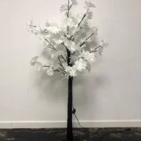 Copac cu Flori decorativ Alb-1