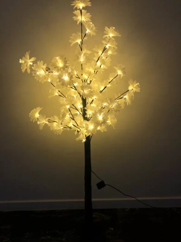 Copac cu Flori decorativ Alb-2 Copac cu Flori decorativ Alb-2