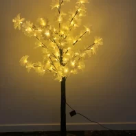 Copac cu Flori decorativ Alb-3