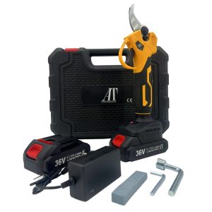 Foarfecă electrică 36 V – 800 W, Capacitate Tăiere 25 mm, Set cu 2 Acumulatori & Valiză de Transport