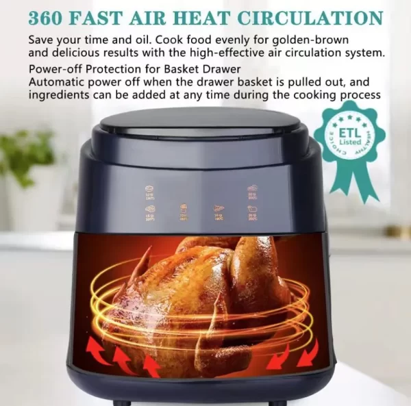 Friteuză cu Aer Cald Fry Digital-6 Friteuză cu Aer Cald Fry Digital-6