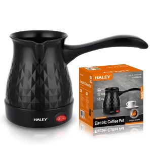 Ibric Electric Haley – 600W -8925, 0.5L, Perfect pentru Cafea Turcească, Ceai sau Lapte, Portabil, Silențios și Ideal pentru Călători