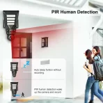 Lampă Solară LED cu Cameră CCTV 2