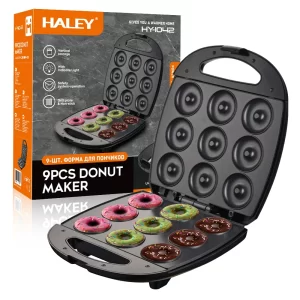 Mini Waffle Maker Profesional Haley HY-1042 – Oțel Inoxidabil, Plăci Antiaderente, Design Compact și Încălzire Rapidă