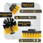 Set 3 Perii Rotative din Plastic-6