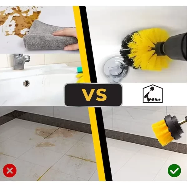 Set 3 Perii Rotative din Plastic