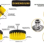 Set 3 Perii Rotative din Plastic-8