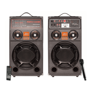 Set boxe active PRO 600W cu Bluetooth si mixer EQ 7 – sunet puternic, conexiune wireless, port USB/SD și telecomandă