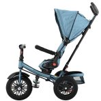 Tricicleta 4 in 1 rotativa-Blue-3
