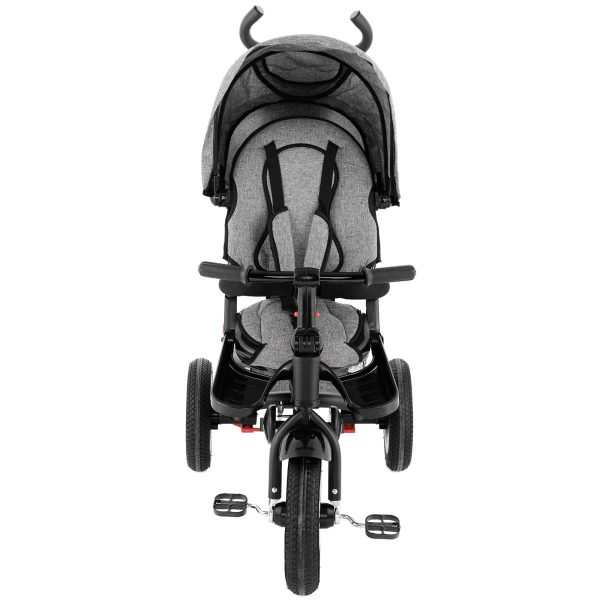 Tricicleta 4 in 1 rotativa-Gri-6