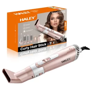 Uscător de Păr 7 în 1 Haley -4006 – Ondulator Multifuncțional cu Ionizare, 800W, Protecție Termică și Accesorii Complete pentru Coafare Profesională Acasă