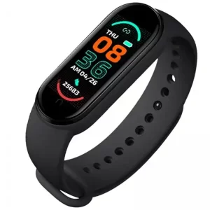Brățară fitness inteligentă JRH M5 – ecran TFT 1.14”, Bluetooth 4.0, monitorizare puls, tensiune, oxigen, pedometru, notificări și rezistență la apă IP66, culoare neagră