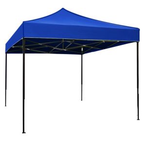 ⛺ Cort pavilion pliabil 3x3m 💙 cu cadru metalic rezistent 🏡 ideal pentru grădină, terasă & evenimente 🎉