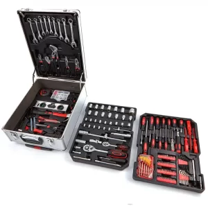 🧰💪 Trusă Profesională 499 Piese 🔩 Cu Troler Portabil 🧳 – Set Complet de Chei, Tubulare și Inelare din Oțel Cr-V 🛠️🚀