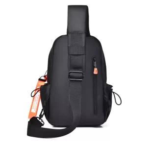 Rucsac bărbătesc crossbody JRH – geantă de umăr din piele PU rezistentă la apă, design urban, curea reglabilă și multiple compartimente – ideal pentru zi, călătorii sau drumeții