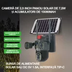 Cameră Supraveghere Solară cu 4 Camere AT PERFORMANCE®