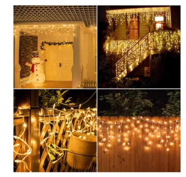 Instalație luminoasă tip turturi 13m-4 Instalație luminoasă tip turturi 13m-4