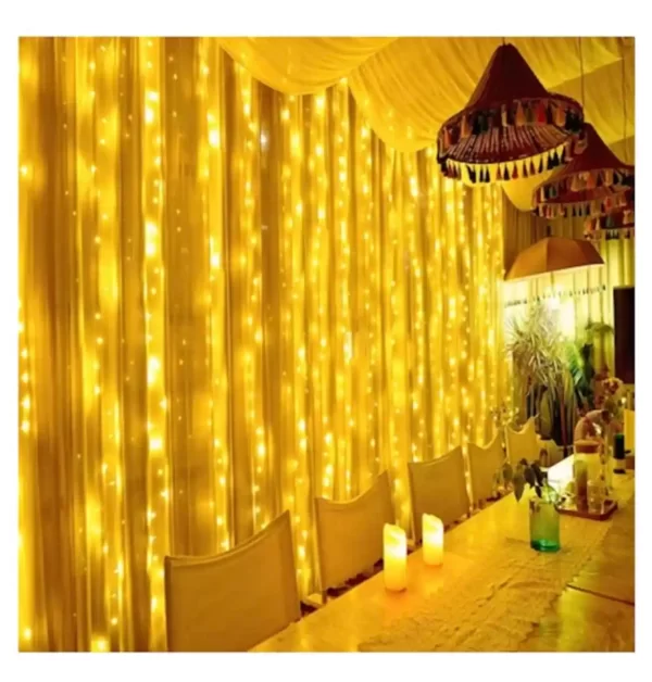 Instalatie tip perdea, 3mx3m, 300 leduri-5