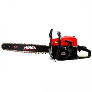 Motofierăstrău pe benzină Minsk 52 cm³ • 3,3 CP • lamă 45 cm • pas lanţ 0,325″ • semiprofesional