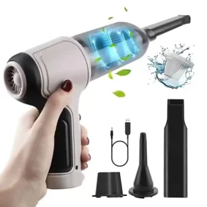 Mini aspirator auto portabil 3-în-1 – putere mare de absorbție, accesorii incluse, ideal pentru interiorul mașinii