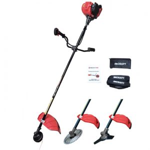 Motocoasă pe benzină 5.8 CP 4 timpi INCRAFT IN-5800 4T  motor 4T silențios 52CC  disc + fir incluse