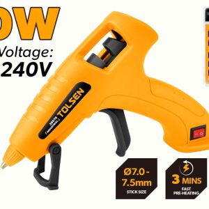 Pistol de lipit cu adeziv 20W pentru batoane 7–7,5 mm – încălzire rapidă și precizie în lucru