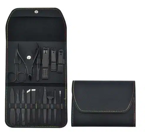 Trusă manichiură profesională 16 piese - Black -4 Trusă manichiură profesională 16 piese - Black -4