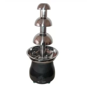 Fântână de Ciocolată cu 3 Cascade – Aparat Electric pentru Fondue, Deserturi și Petreceri, Design Elegant și Utilizare Ușoară